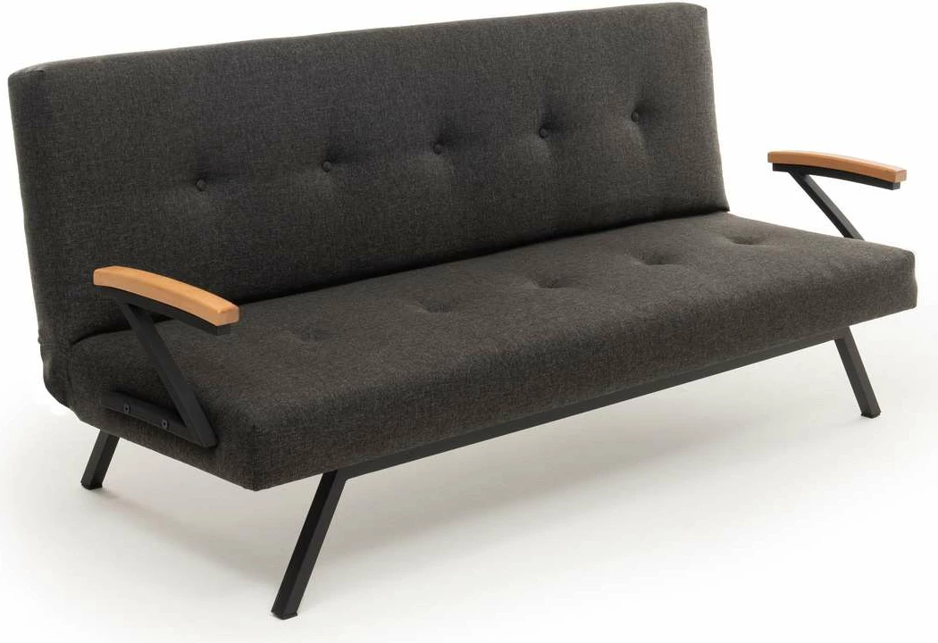 Divan-krevat 3 vende, Atelier del Sofa, Zven, ngjyrë gri e errët