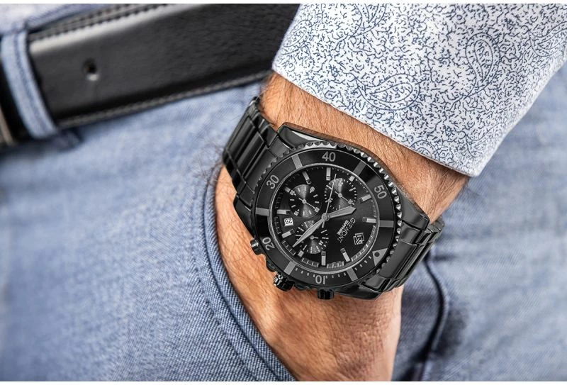 Orë dore për meshkuj Giewont, e zezë