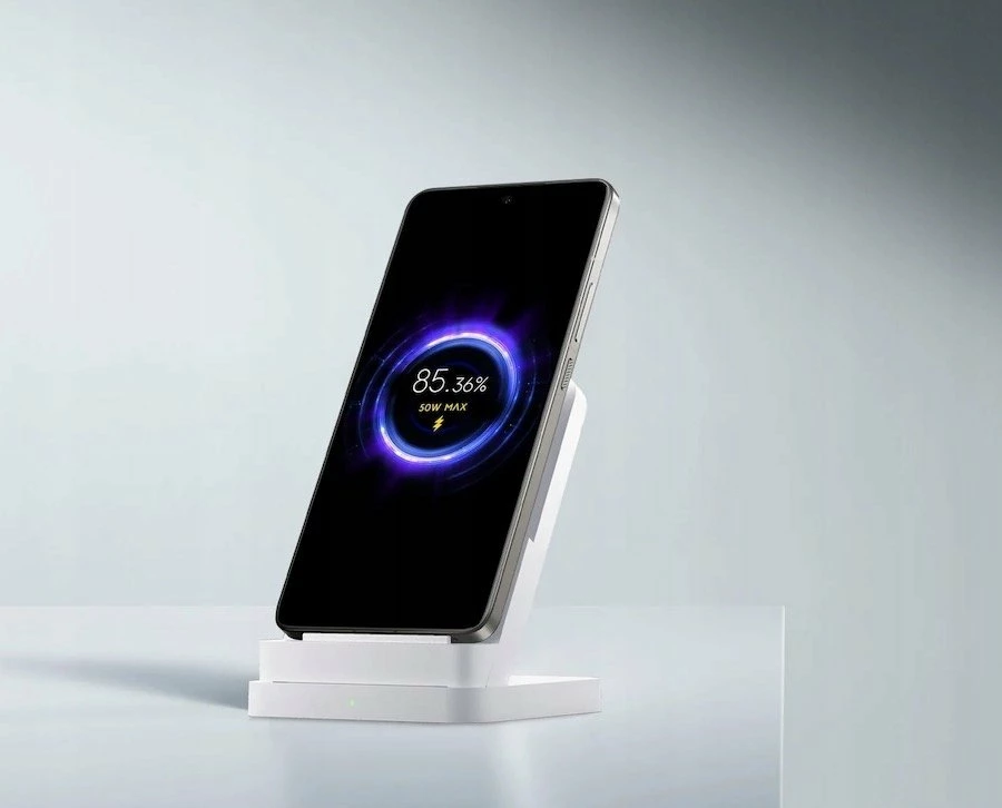 Karikues induktiv me stendë Xiaomi 50W Wireless Charger Pro BHR7560GL/MDY-14-EN, i bardhë