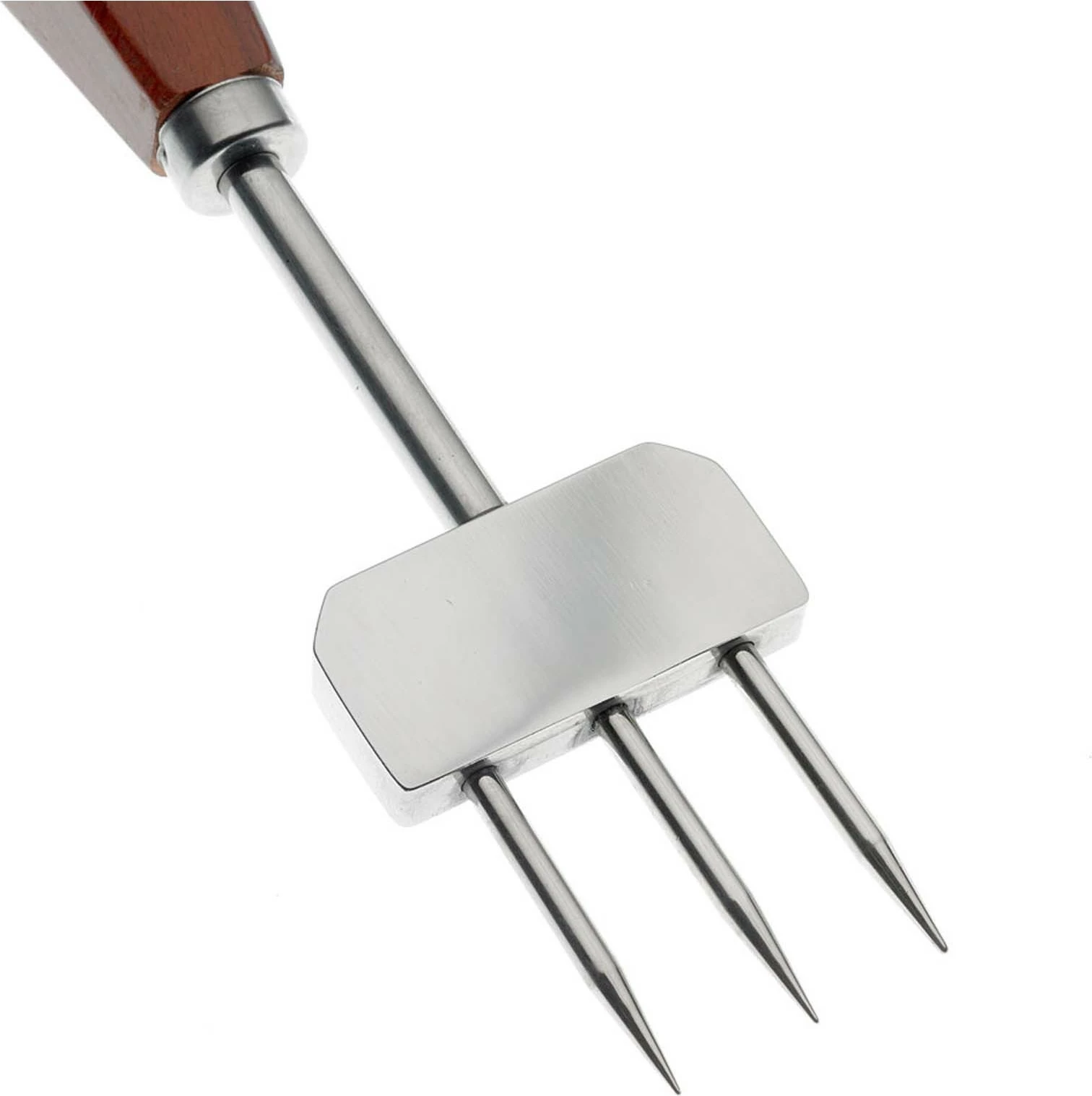 Thyes akulli, BarFly, Deluxe, 203 mm, dorezë druri katrore, argjend/kafe