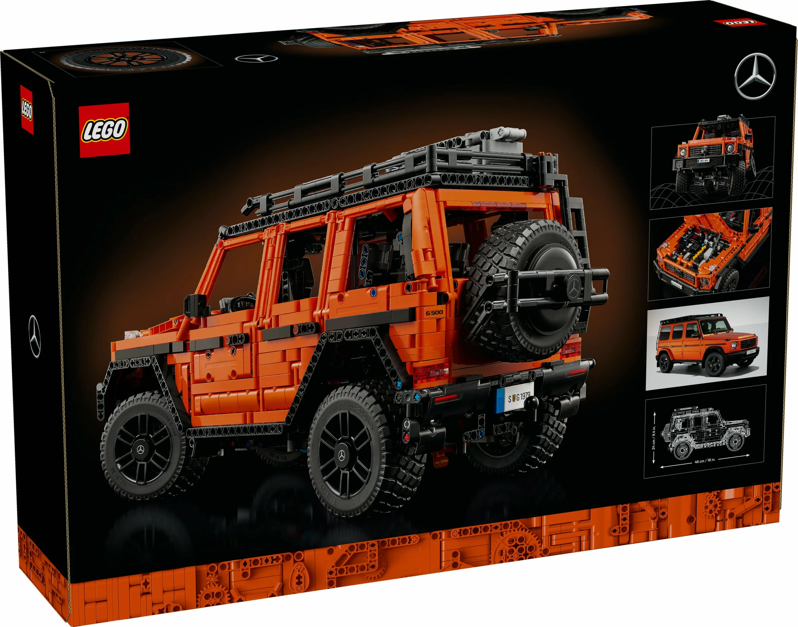 Set ndërtimi LEGO Mercedes-Benz G 500, 2891 pjesë, shumëngjyrëshe