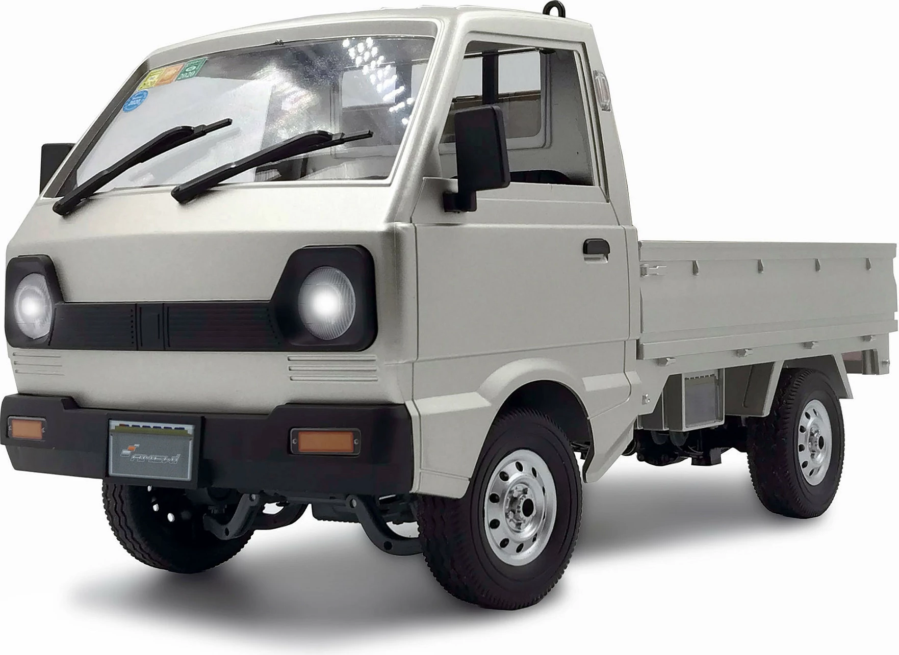 Kamionçinë RC AMEWI Kei Truck, 1:10, 2WD, 2.4GHz, bateri Li-Ion 500mAh, e hirtë