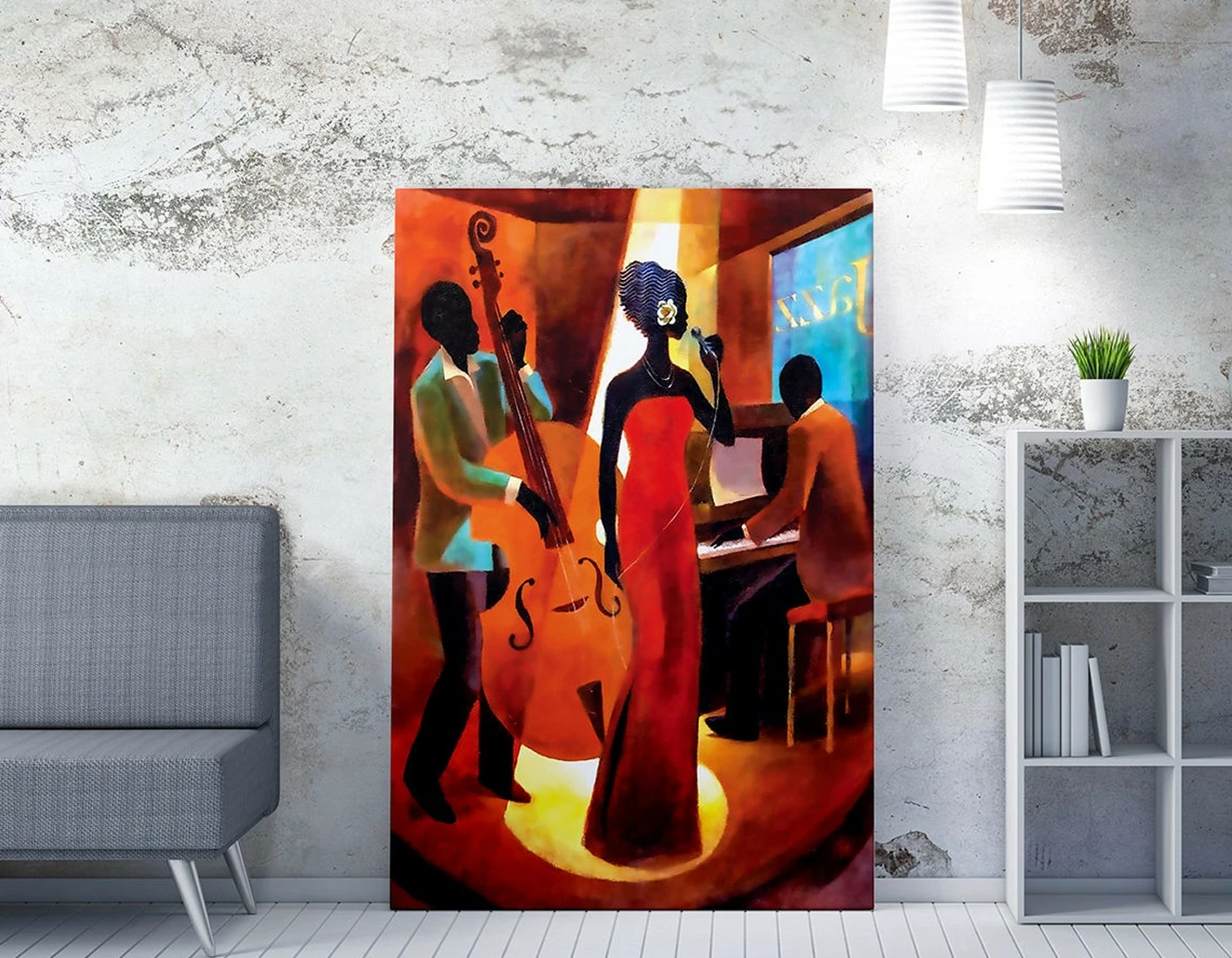 Pikturë dekorative në kanavacë Wallity, WY216, 70x100cm