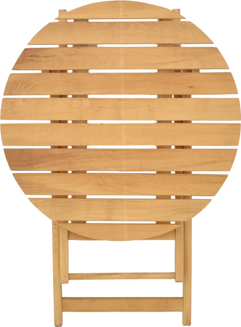 Tavolinë Letna dru ahu masiv, ngjyrë natyrale, D60x74.5cm