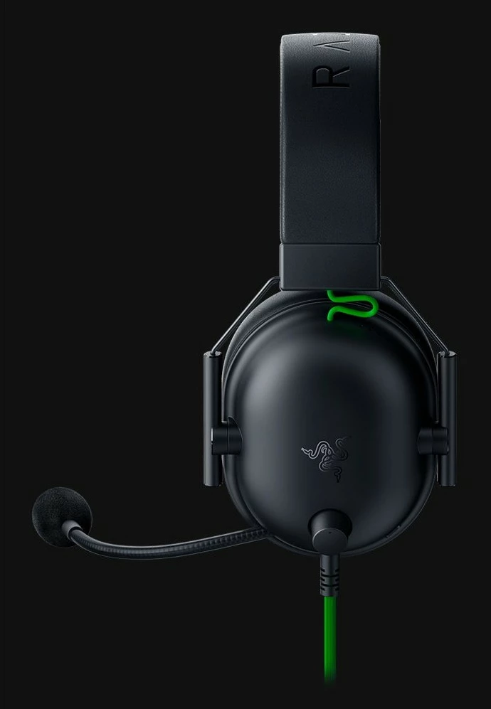 Kufje Razer BlackShark V2 X, Wireless, Gaming, 12 - 28000 Hz, 260 g, E zezë