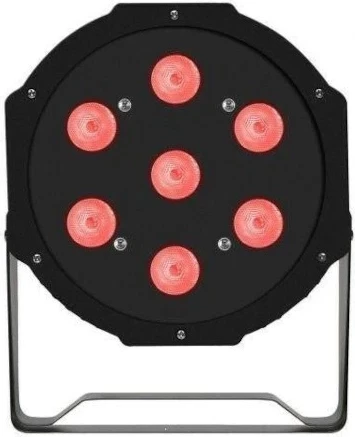 Dritë PAR LED Fractal Lights 7x12W, E zezë