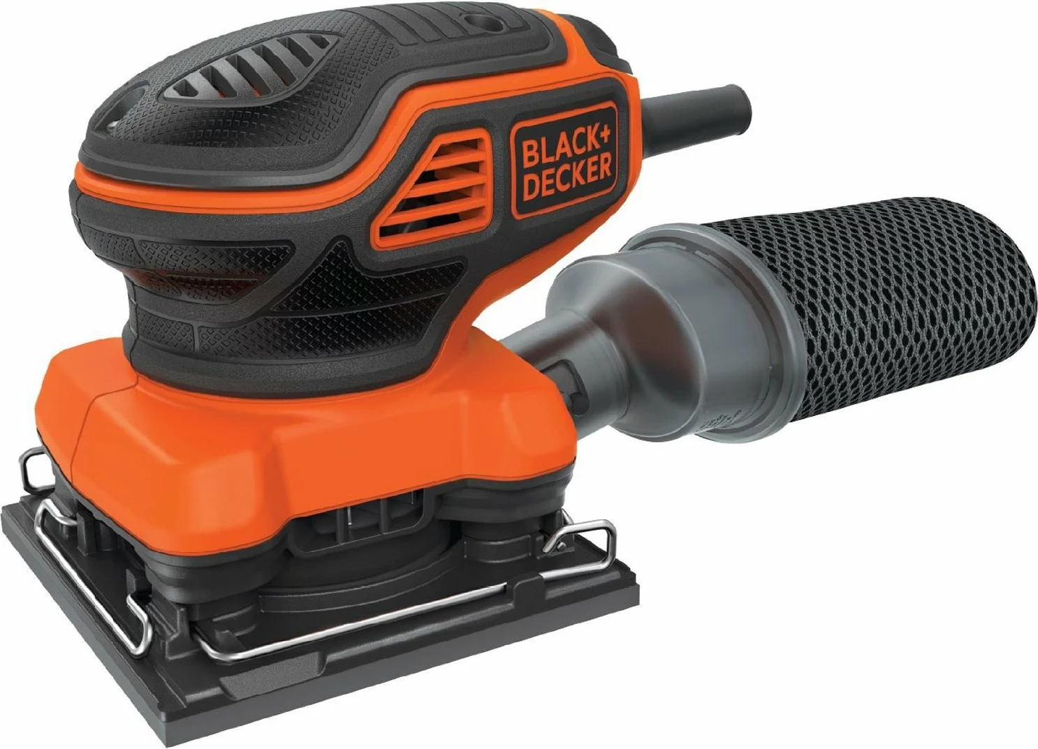 Lëmues vibrues Black&Decker KA450 220 W, zi/portokalli