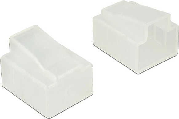 Kapak pluhuri DeLOCK 64016 për RJ-45, set 10 copë, transparent