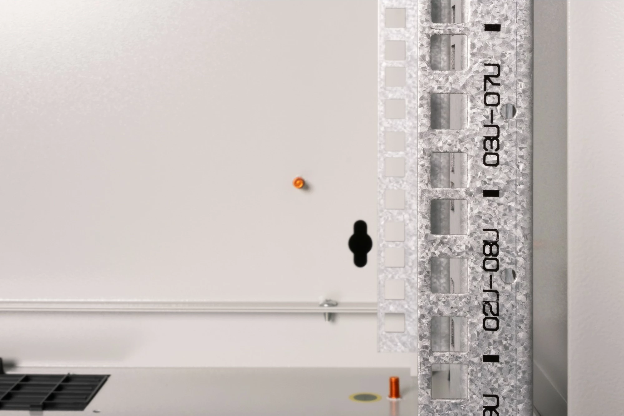 Kasë muri Digitus Unique 9U 509x600x450mm, xham, gri