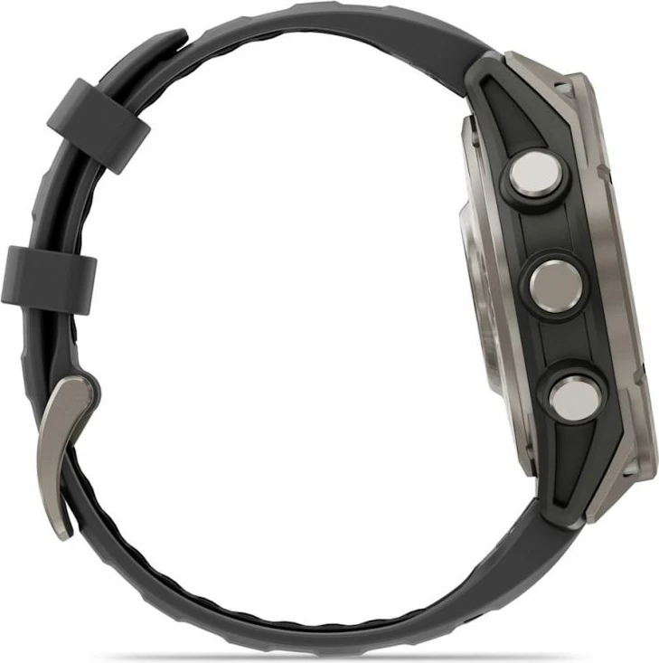 Orë sportive Garmin Fenix 8 PRO AMOLED 47mm Sapphire Titanium, e zezë