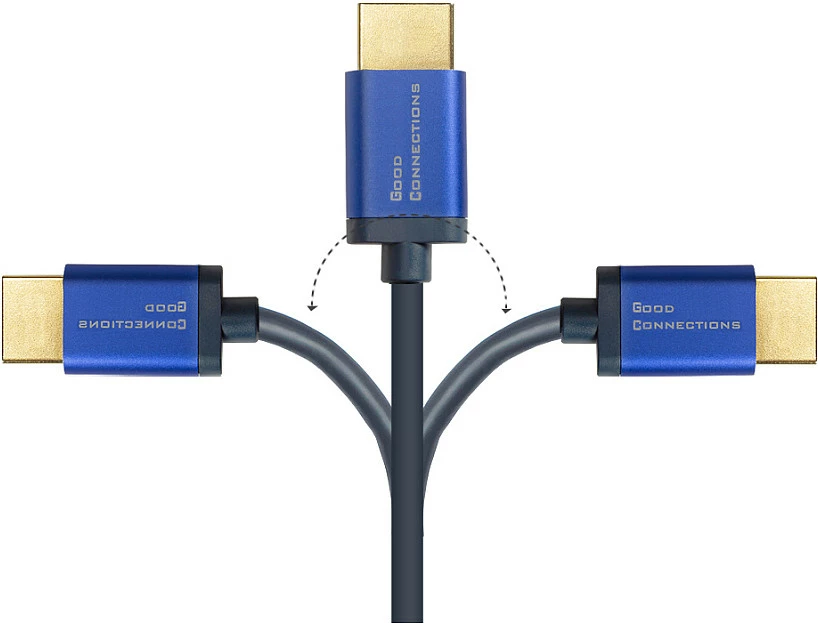 Kabllo HDMI GoodConnections 4521-SF005B, 0.5 m, HDMI 2.1, 48 Gbit/s, 8K, e kaltër