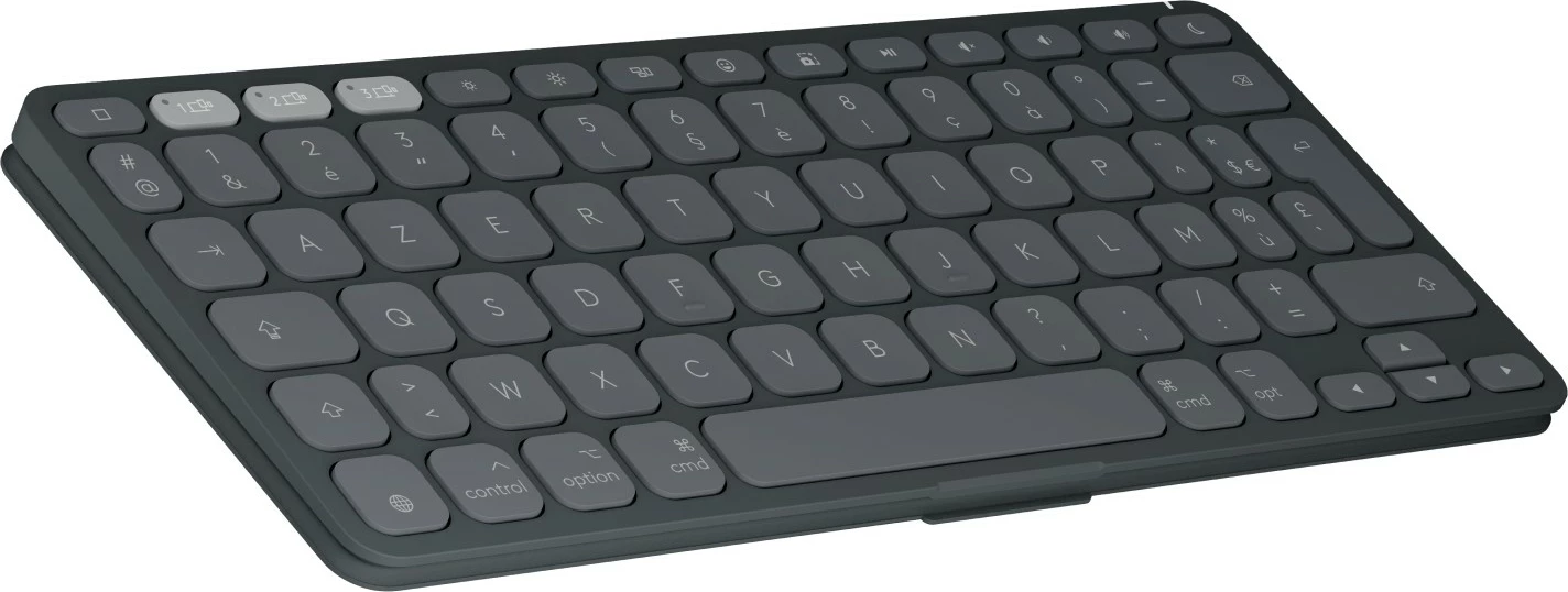 Tastierë mini Logitech Keys-To-Go 2, Bluetooth, AZERTY, Graphite