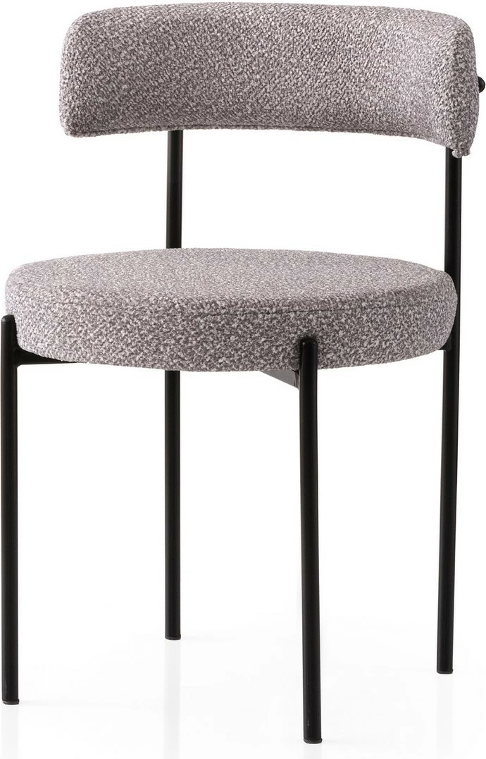 Set karrigash (2 copë), Skye Decor, Gını - 4006 V2, e zezë dhe gri