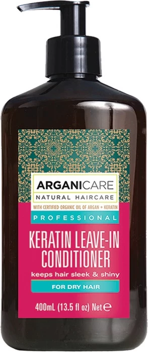 Balsam pa shpëlarje për femra Arganicare Keratin, 400ml