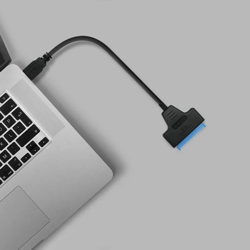 Adapter USB 3.0 SATA Qoltec për HDD/SSD 2.5", i zi