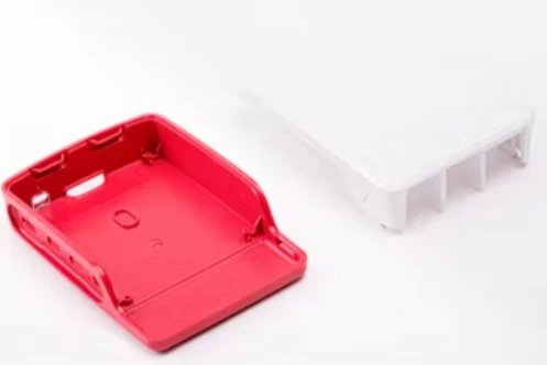 Kasë Raspberry Pi 1876751, Raspberry Pi, e kuqe, e bardhë