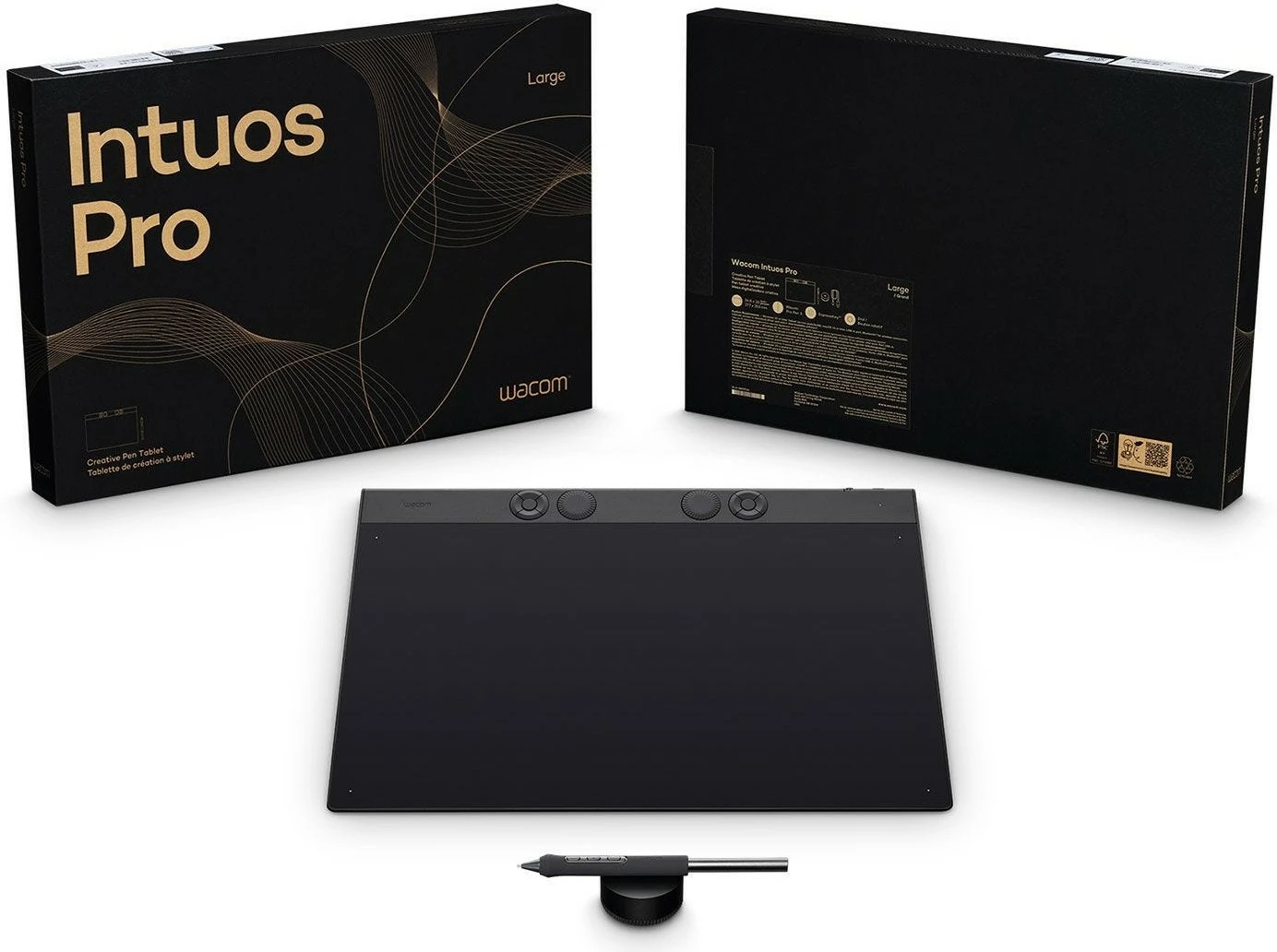 Tabletë grafike Wacom Intuos Pro Large, wireless/USB, 8192 nivele presioni, e zezë