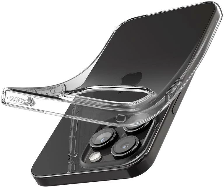 Mbështjellës Spigen Crystal Flex për iPhone 15 Pro Max, Transparent