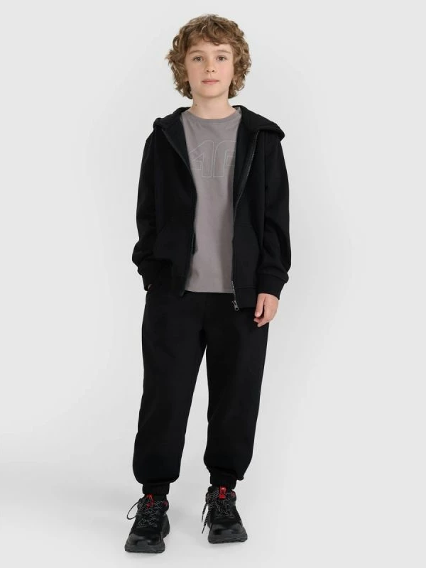 Duks me kapuç për djem 4F, gri