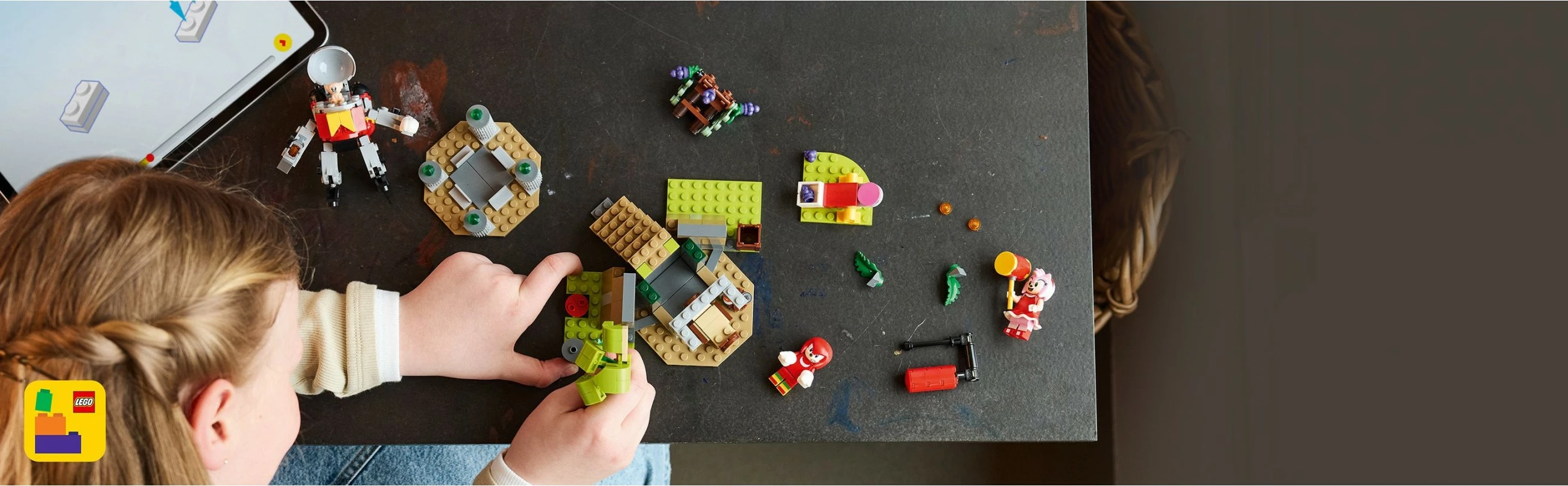 Set ndërtimi LEGO Sonic the Hedgehog 76998 Knuckles dhe Master Emerald, 325 pjesë, multikolor
