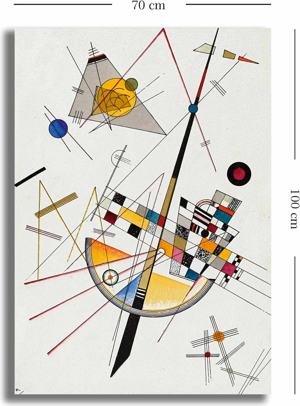 Pikturë dekorative në kanavacë, Wallity, 70100KANDINSKY034