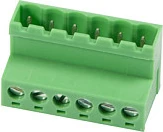 Terminal elektrik Synergy21 S21-LED-001001, 10A, 240V, i gjelbër