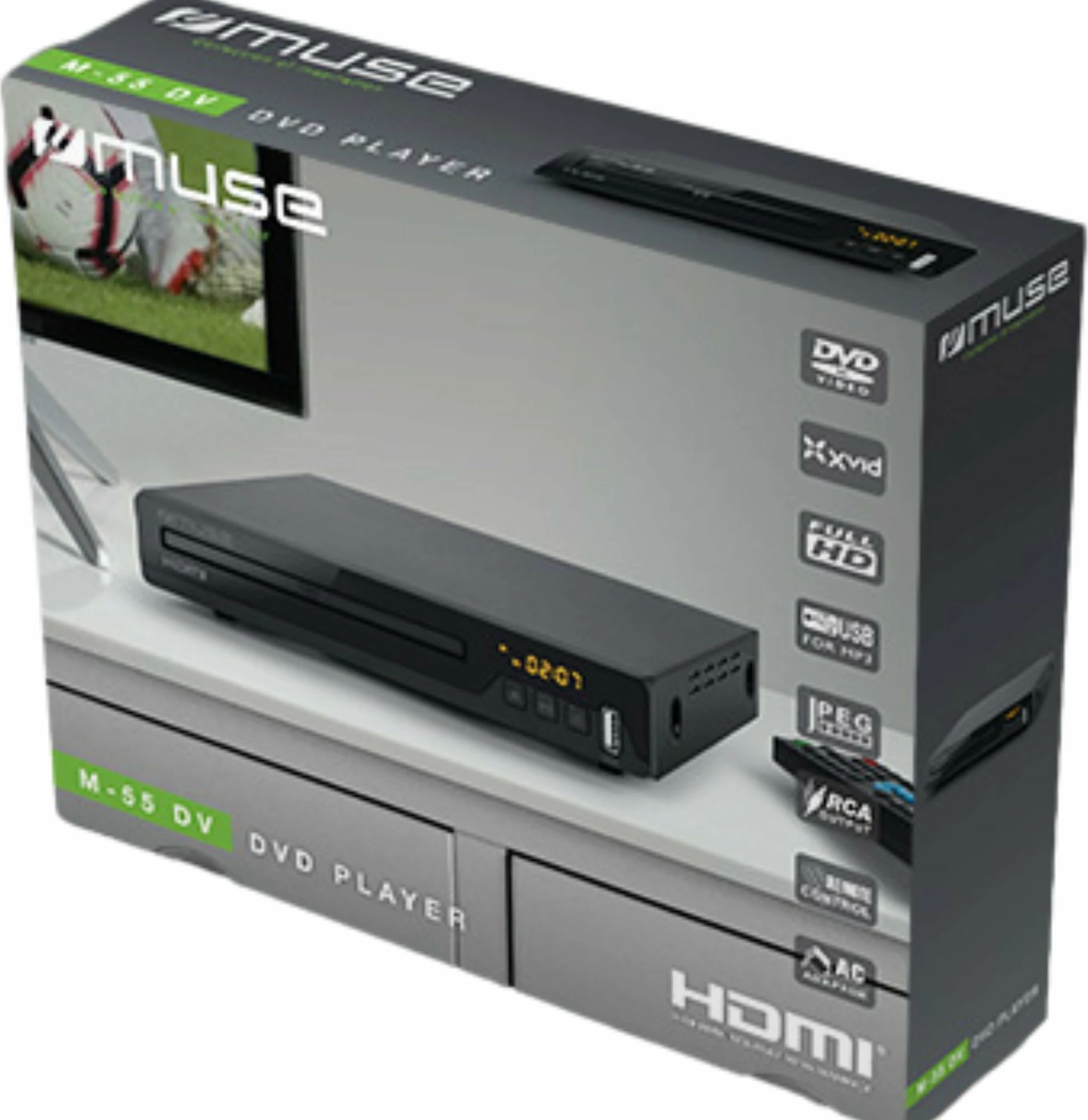 DVD player Muse M-55 DV Full HD, HDMI, USB, i zi