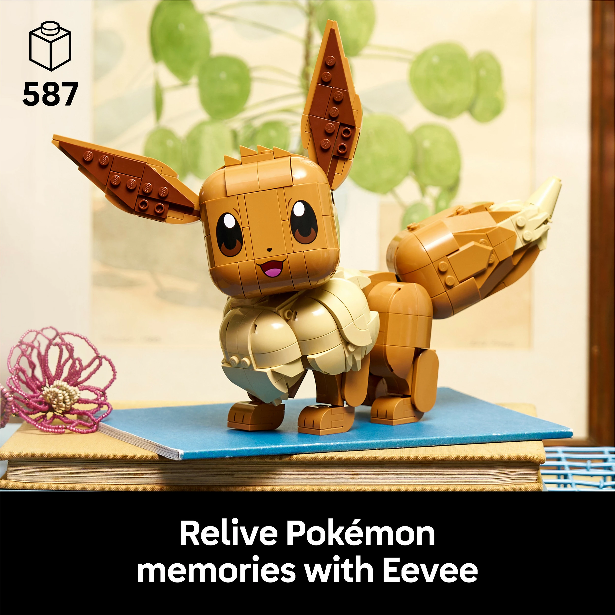 Set ndërtimi LEGO Pokémon Eevee (Evoli) 72151, 587 copë, 18+, Multicolor