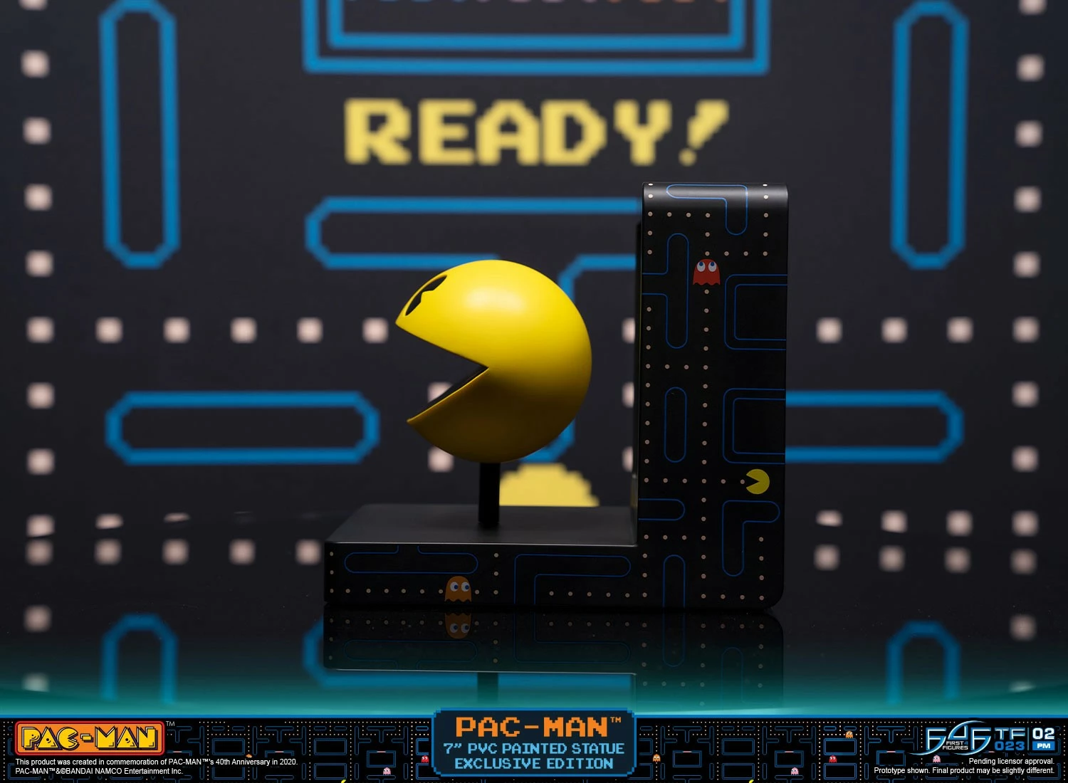Figurinë PVC FIRST4FIGURES PAC-MAN 40th Anniversary, edicion ekskluziv