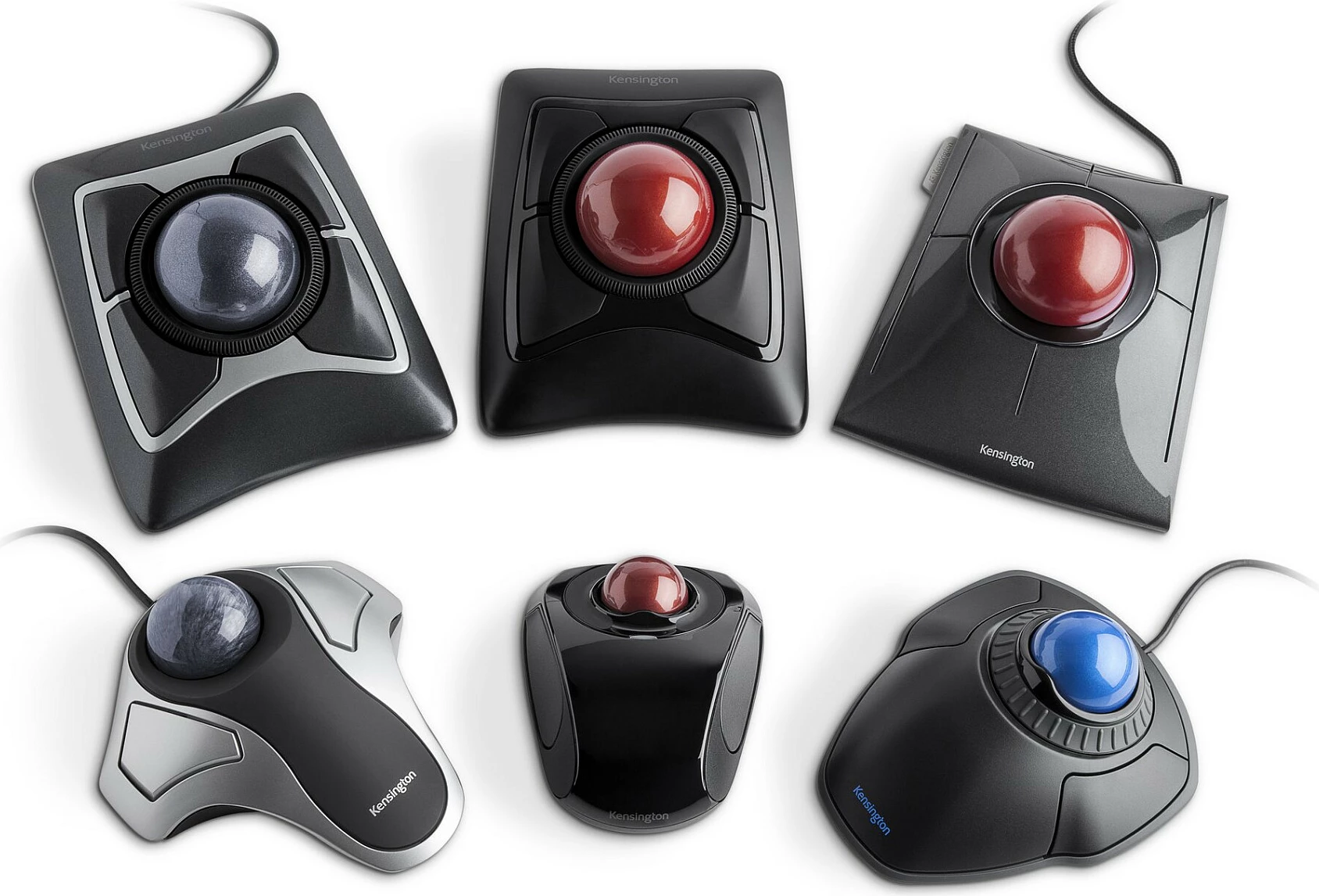 Trackball Kensington Orbit Optical, USB Type-A, Argjendtë