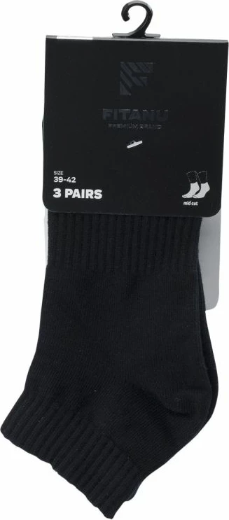 Çorape të zeza Fitanu, unisex [Madhësia: 35 - 38]