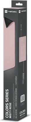 Mauspad Natec Colors Series Misty Rose 800x400mm rozë