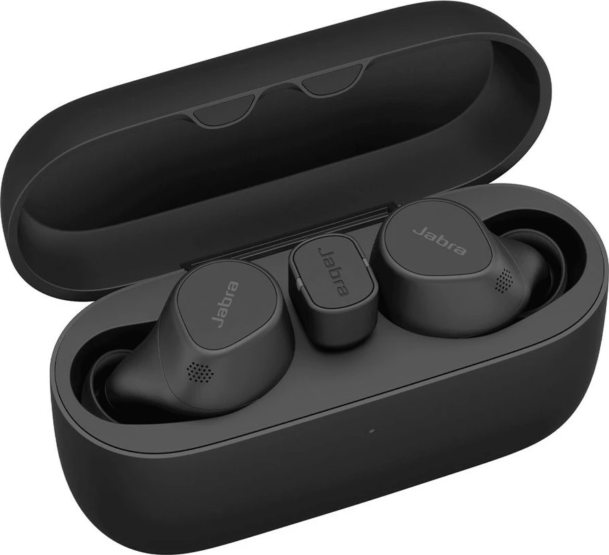 Kufje Jabra Evolve2 Buds, USB-C UC, True Wireless Stereo (TWS), Thirrje/Muzikë, 5.4 g, Headset, E zezë