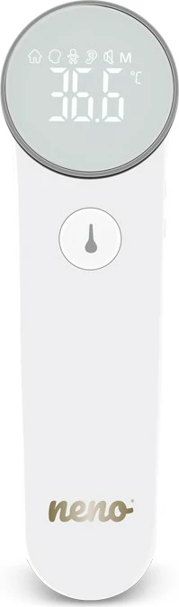 Termometër pa kontakt neno Medic T07, LCD, për ballë, i bardhë