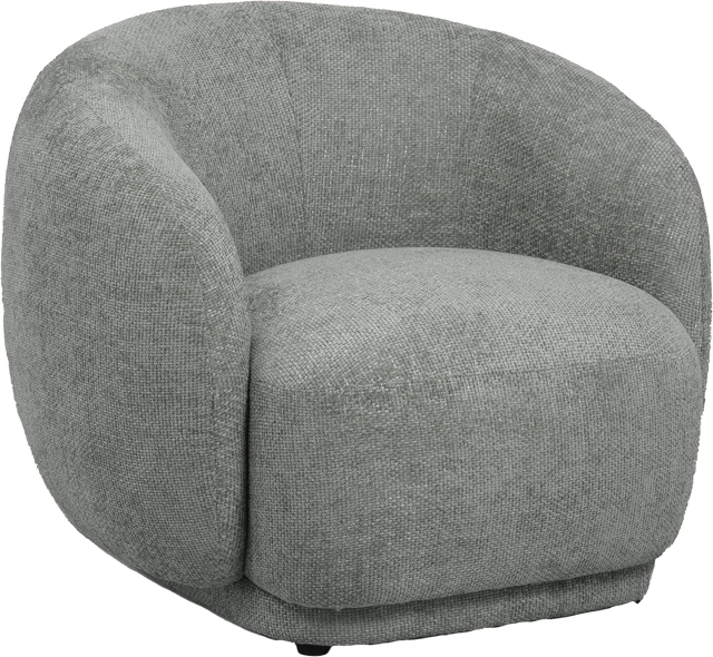 Fotel Freya, ngjyrë e hirtë e lehtë, 93x87x76cm