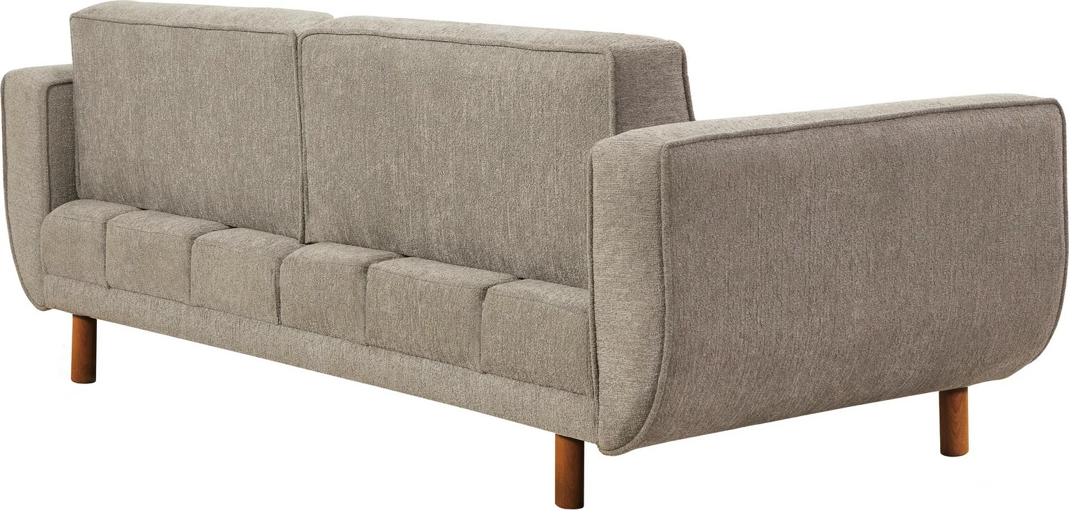 Set divan-krevat Atelier del Sofa, Lorus, ngjyrë arre, gri