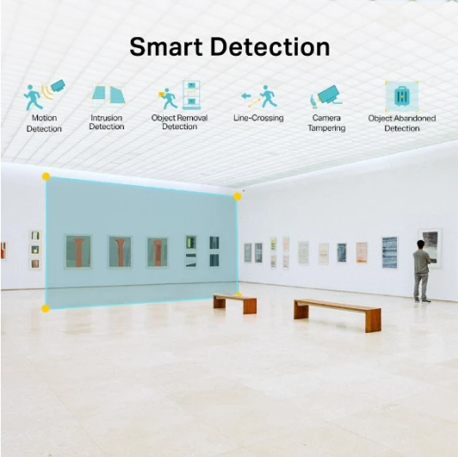 Kamerë rrjeti dome TP-LINK VIGI C240 (2.8mm) 4MP 2560×1440 H.265+ PoE IP67 IK10 Full-Color, e bardhë