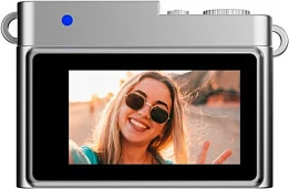 Kamerë dixhitale EASYPIX MiniPro XS1, 1 MP, Full HD, microSD deri 32GB, USB-C, 18 g, argjend/zi