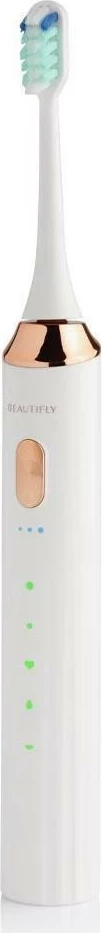 Furçë dhëmbësh sonike Beautifly White Smile, 5 mënyra pastrimi, IPX7, e bardhë