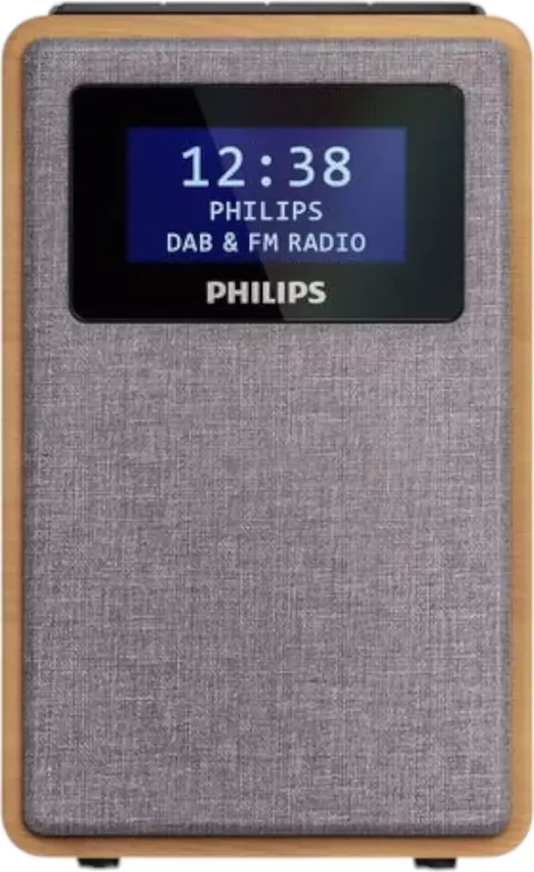 Radio me Alarm dhe Dizajn Druri DAB+/FM dhe Tingull të Pastër – Philips TAR5005/10