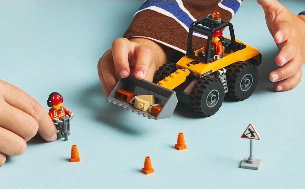 Set ndërtimi LEGO City 60450 Radlader, 81 pjesë, multikolor