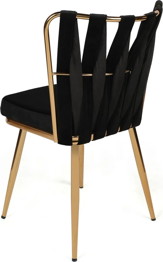 Set karrigesh (2 copë) Skye Decor, ngjyrë e zezë dhe ari, Kuşaklı-211 V2