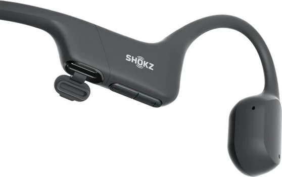 Kufje sportive pa tela SHOKZ Openrun Mini, neck-band, Bluetooth 5.1, Titanium, për sport