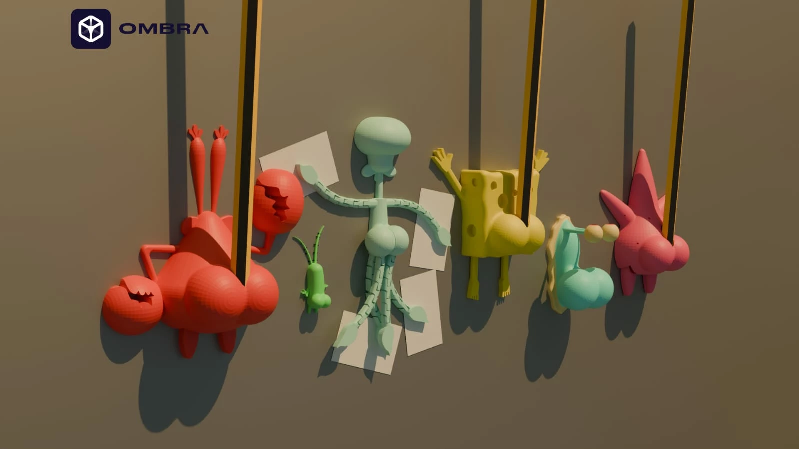 Spongebop Fridge Magnet - E verdhe