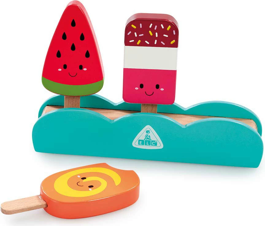Set lodër lodër për fëmijë Early Learning Centre Wooden Lovely Lolly Playset