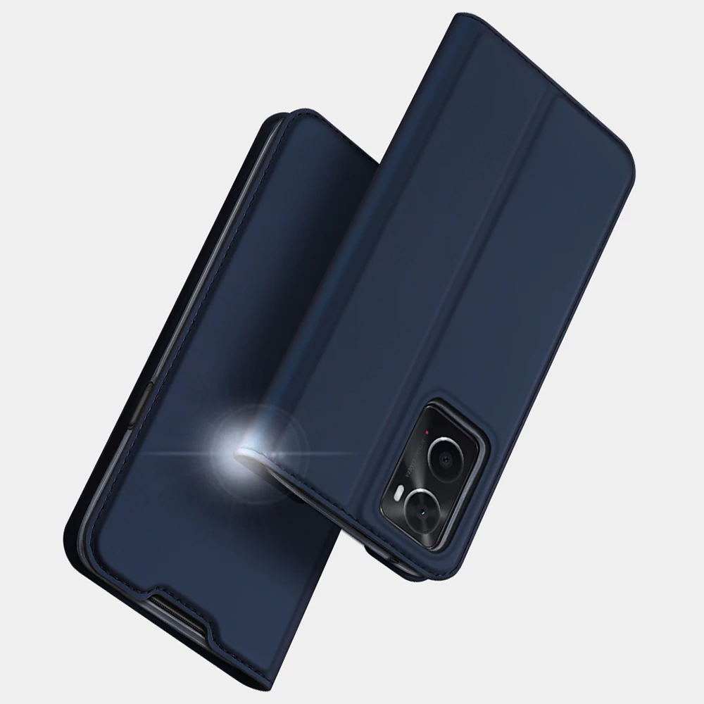 Mbështjellës Dux Ducis Skin Pro për Realme 9i / Oppo A36, me kapak, Blu