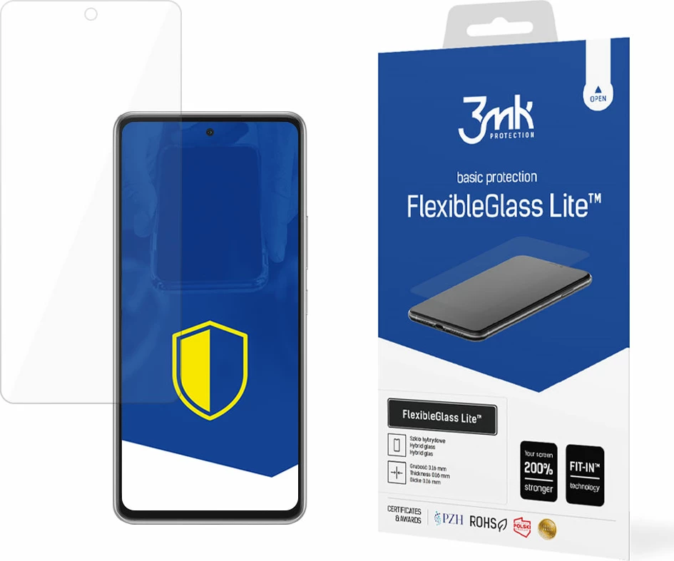 Xham mbrojtës hibrid 3mk FlexibleGlass Lite për Samsung Galaxy A53 5G