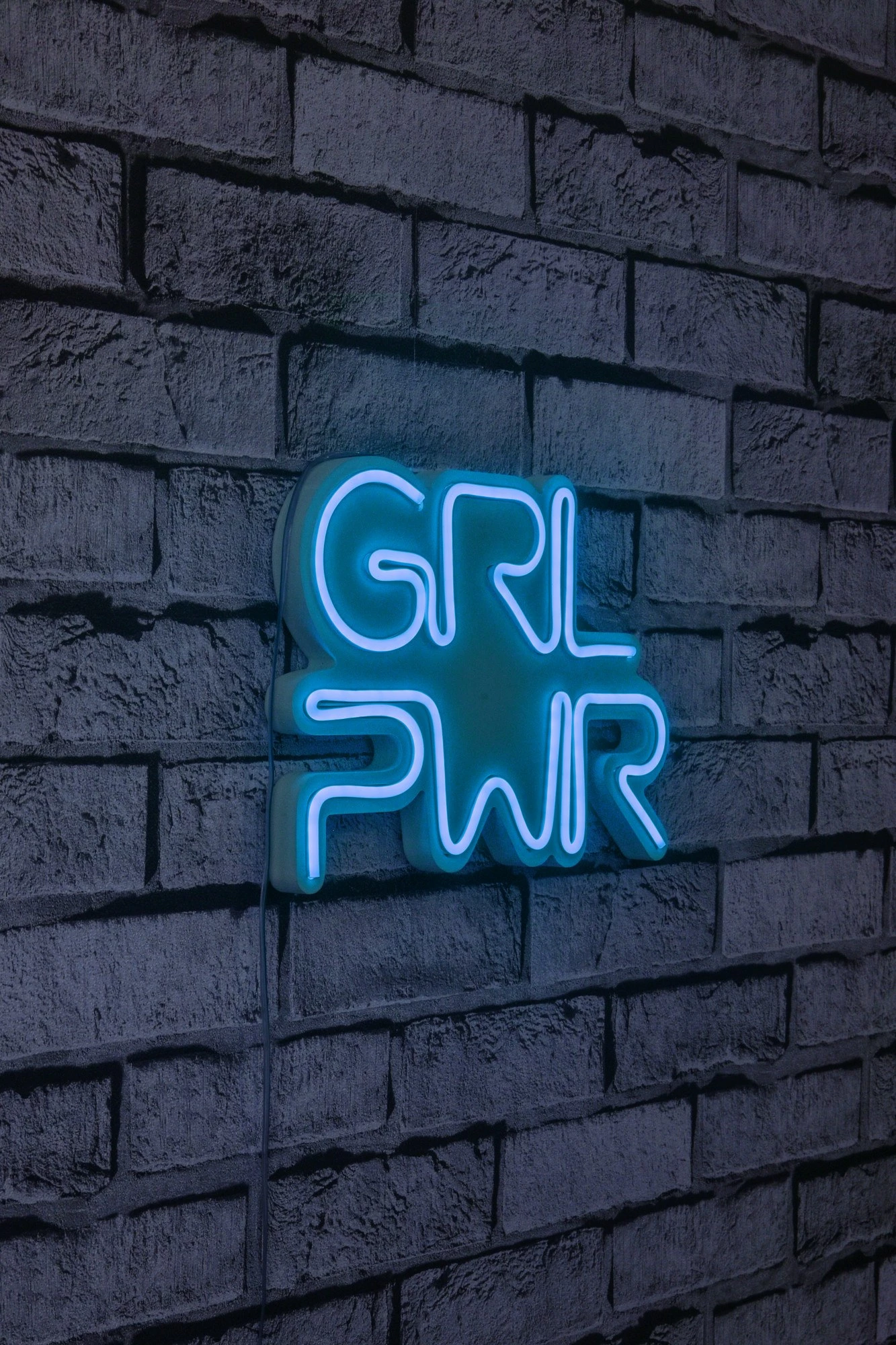 Dritë dekorative LED, plastikë, GRL PWR, ngjyrë kaltër