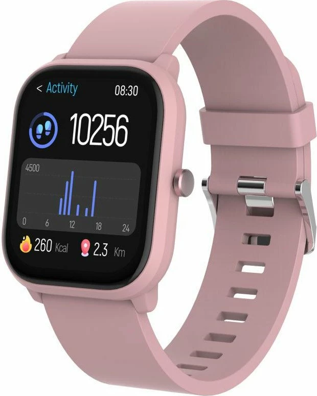 Smartwatch Denver SWK-120RO 1.75\" IPS touch, Bluetooth 5.3, thirrje, IP68, rozë