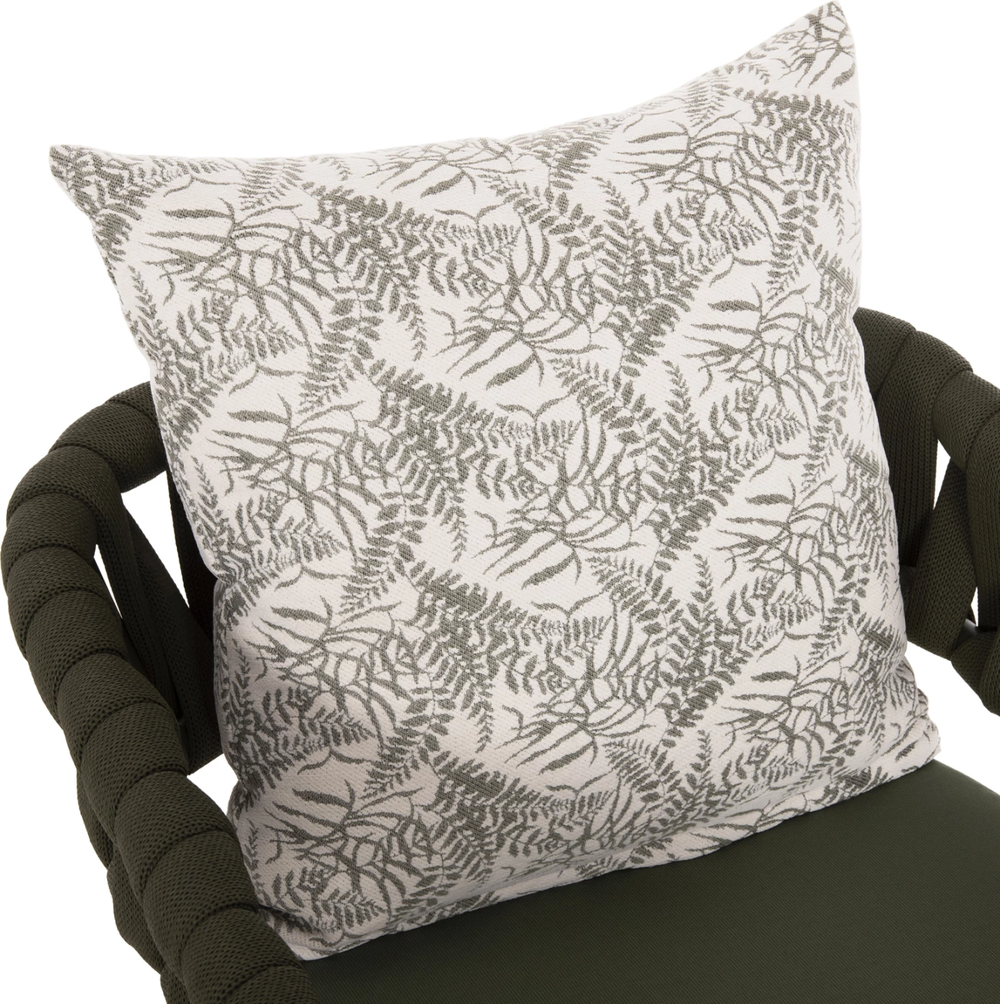 Karrige për bar alumini CAMDEN FH6142.09 jastëk shpine me dizajn print - ulli i errët 56x60x108Hcm